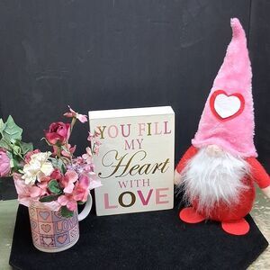 Be my valentine, sweetheart gift, Heart set.